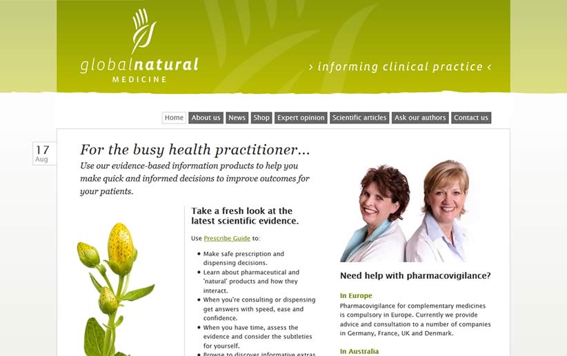 Global Natural Medicine website
